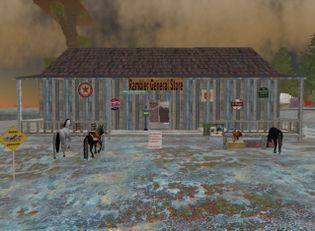 Gnash Rambler's Texas ranch in Second Life
